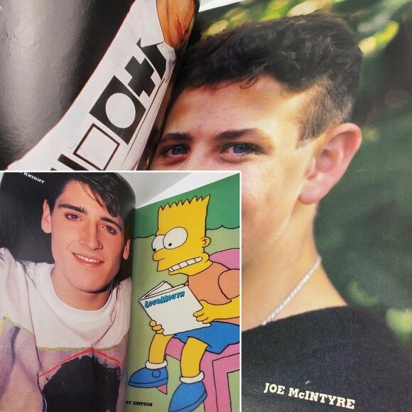 New Kids on Block Super Teen's Loud Mouth Magazine NKOTB 1990 Wear Unread Stock - Picture 9 of 13